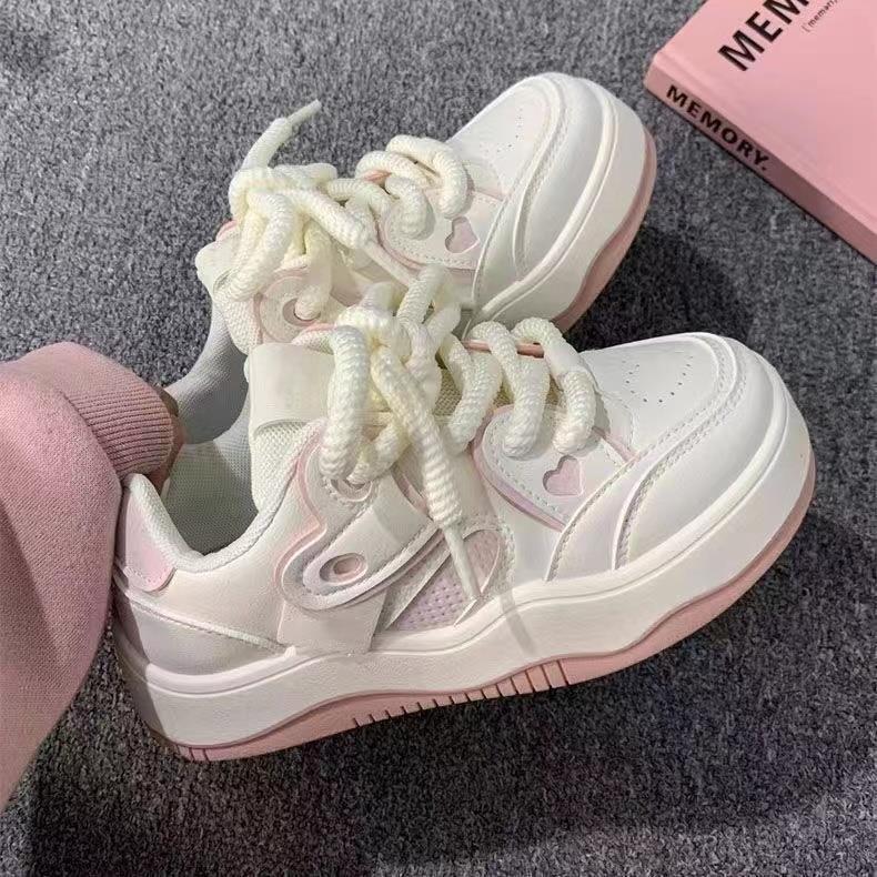 Thick soles increase ins tide year new niche bread leisure sports board shoes ins style