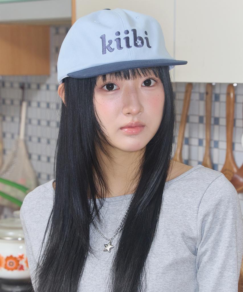 Kiibi Logo Two Tone Cap Sky Blue & Navy