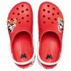 Crocs Mickey Comfortable and Versatile Hole Shoes Women’s Red
