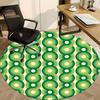 1pc Green Circles Pattern Chair Carpet for Office - Durable, Ideal for Chair Mats, Stylish & Functional Decorative Rug yy260203049