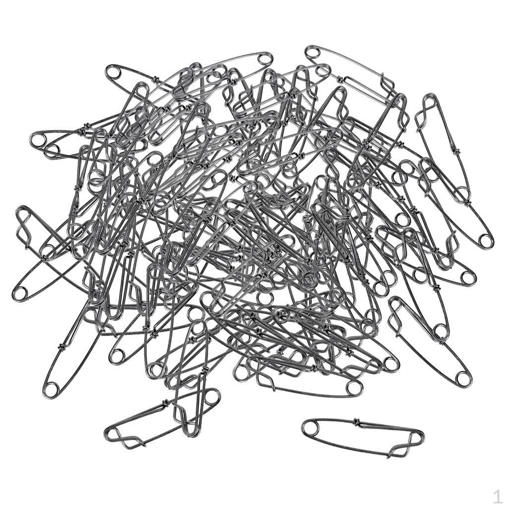 100x Long Line Branch Hanger Snap Fishing Tackles Connectors
