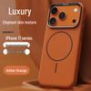 Elephant Leather Texture Magnetic Phone Case for iPhone 17 Pro/Pro Max - Simple & High-End Feel