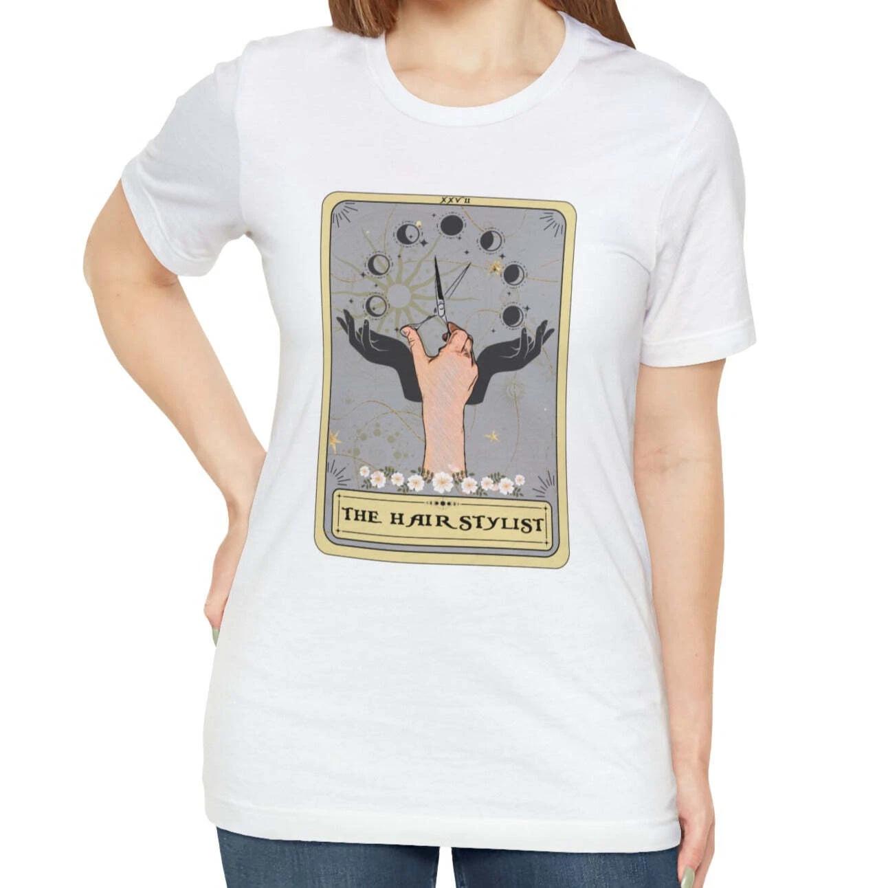 The Hairstylist Tarot Card Shirt, Hair Stylist Shirt 3XL