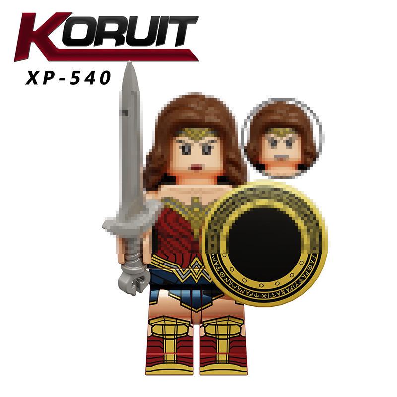 Kelei KT1071 Superhero Series: The Flash & Supergirl Building Block Minifigures for Kids