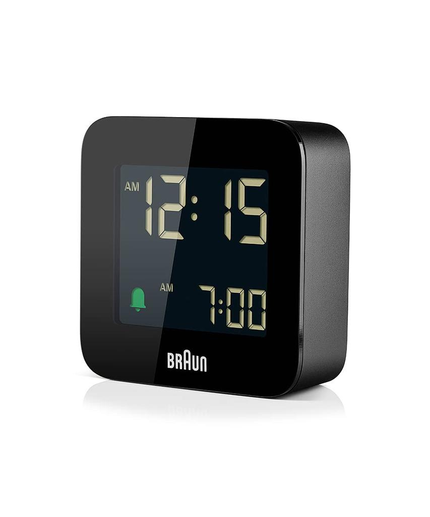 Imported Digital Alarm Clock BC08B [Regular Product] BRAUN/Brown