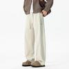 Men's Loose Fit Wide-Leg Knit Sweatpants