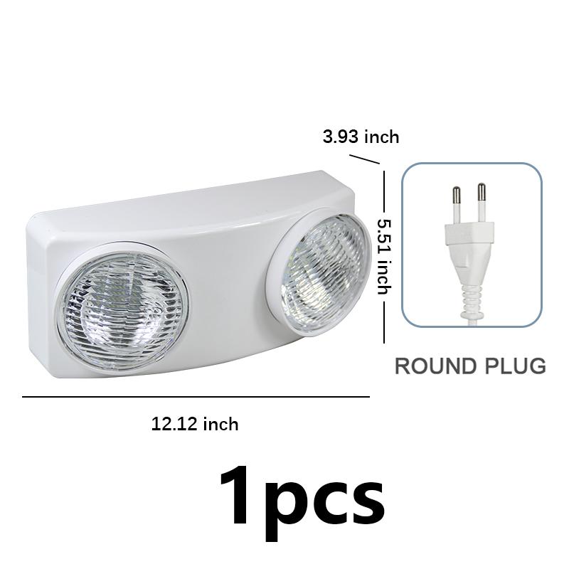 

Светодиодный двойной аварийный эвакуационный светильник Настенный индикатор безопасности Перезаряжаемые лампы общественного оповещения при отключении электроэнергии