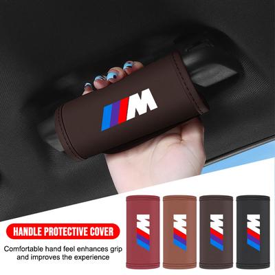 Car Interior Roof Handle Protection Cover Auto Door Pull Hand Brake Handle For M E34 E36 E60 E90 E46 E39 E70 F10 F20 F30 X5 X6 X1 M3 M5 M6 E71 F01