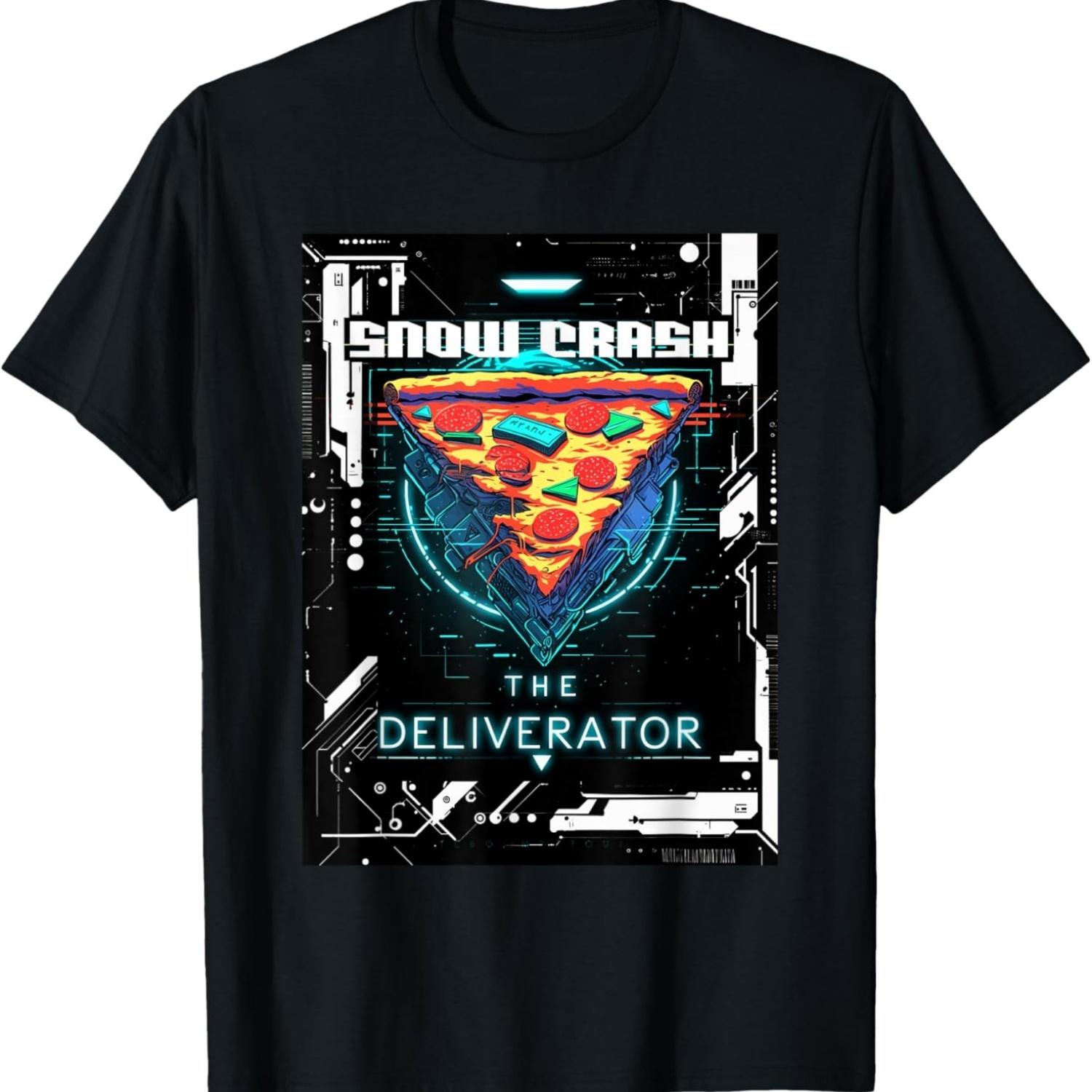 

SNOW CRASH THE DELIVERATOR CYBERPUNK T-Shirt S чёрный