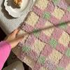 Super Soft Floor Carpet Absorbent Floor Rugs Home Decoration Chessboard Floor Mat  Household