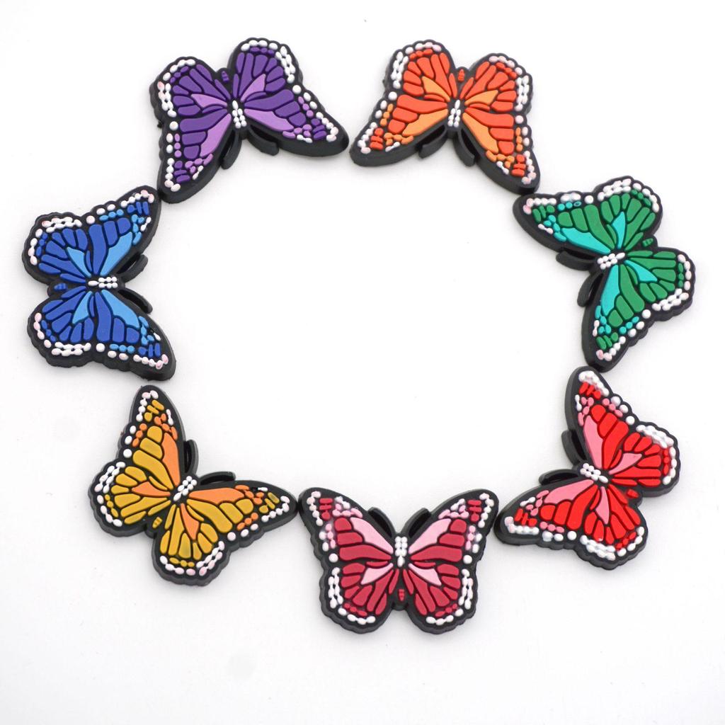 Butterfly Flower Shoe Decoration Buckles for Garden Clogs