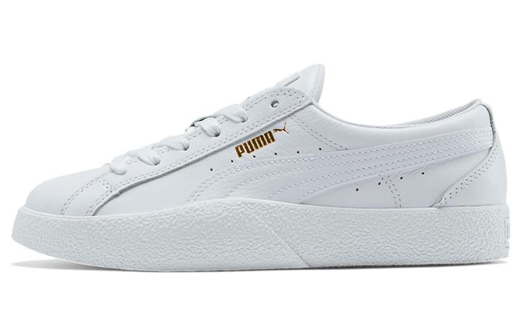 PUMA Love Tumbled Leather White Women s 373649-01 37.5