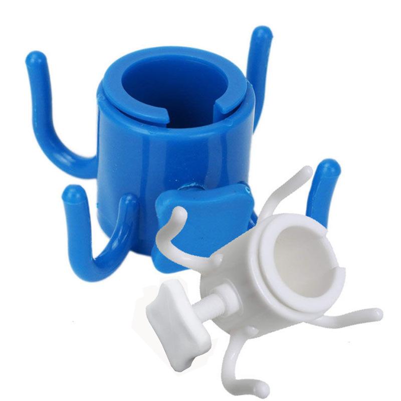 Beach Umbrella Hook Four-Legged Plastic Hook Outdoor Garden Parasols Camping Trip Towels Bags Hats Hook Hanging