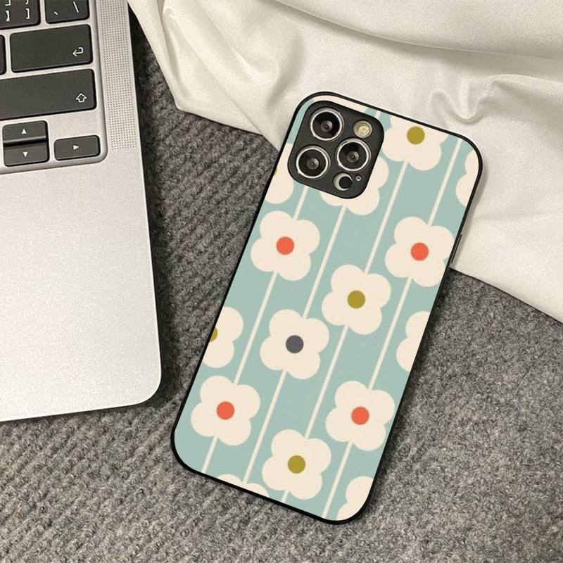 Multi Stem Orla Kiely Folio Phone Case for iPhone 11 12 13 mini pro XS MAX 8 7 6 6S Plus X 5S SE 2020 XR cover