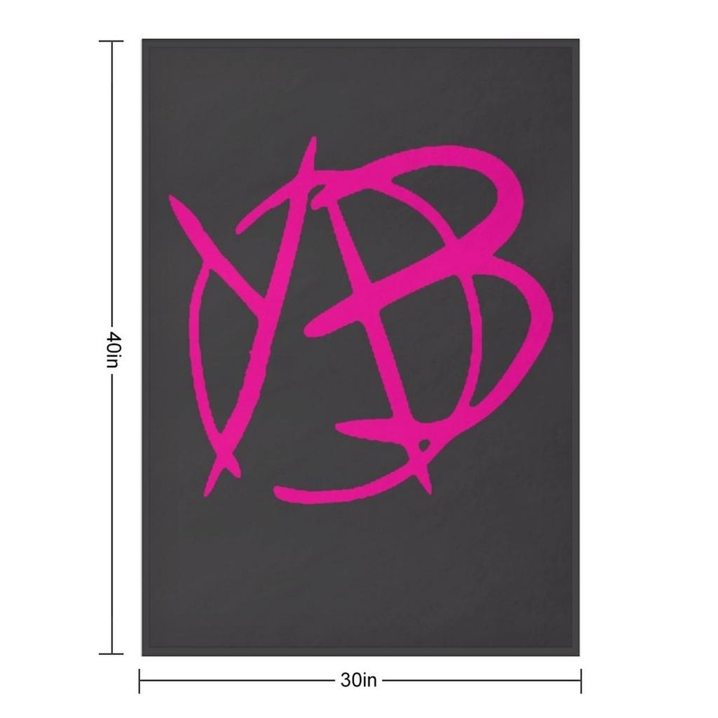 Yungblud Logo Throw Blanket Furrys Thins Warm for Winter Stuffeds Blankets