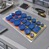 20 Pieces Tool Set Smooth Watch Repair Press Former ScratchResistant for Watchmakers Blue