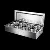 Commercial Stainless Steel 8-Compartment Seasoning Box