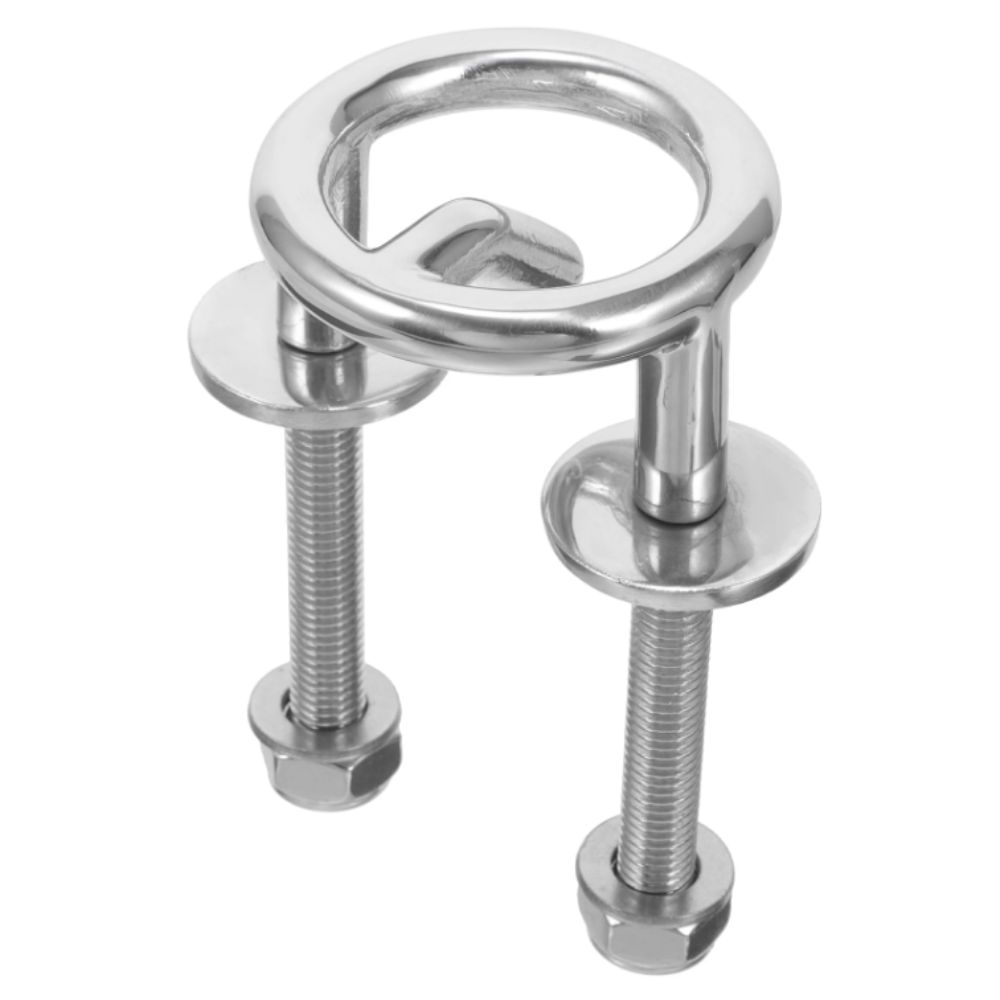 Stainless Steel Water Ski Tow Ring Marine Grade Yacht Hardware Marine Tow Hook Yacht Equipment
