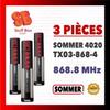 SOMMER 4020 TX03-868-4 Remote Control. 3 PIECES. 4015862040206
