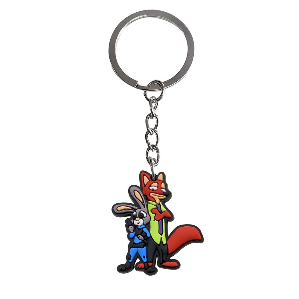 

Zootopia Backpack Charm Keychain Pendant - PVC Soft Rubber Ornament Gift