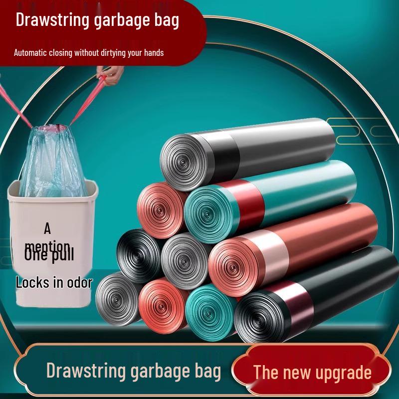 Large Drawstring Trash Bags for Home, Kitchen, Dorm, and Office