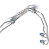 1Set Fuel Injector Lines With Line Clamps Compatible For Cummins 3.9L 4BT Engine 12mm VE Pump Diesel 3960725 3960726