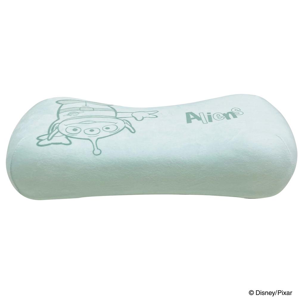 MORIPiLO Morishita Memory Foam Pillow Toy Story Alien 15x31cm Waist Support Back Support Plush Cushion Disney Pixar Pastel Green 4621194