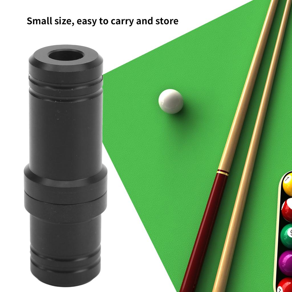 2PCS Billiard Cue Joint Protector Plastic Pool Cue Joint Stick Connector Guard End for MEZZ Black