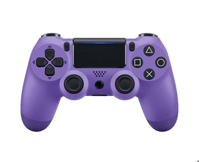Manette de jeu sans fil PS4, Bluetooth double joystick - Couleur violet électrique