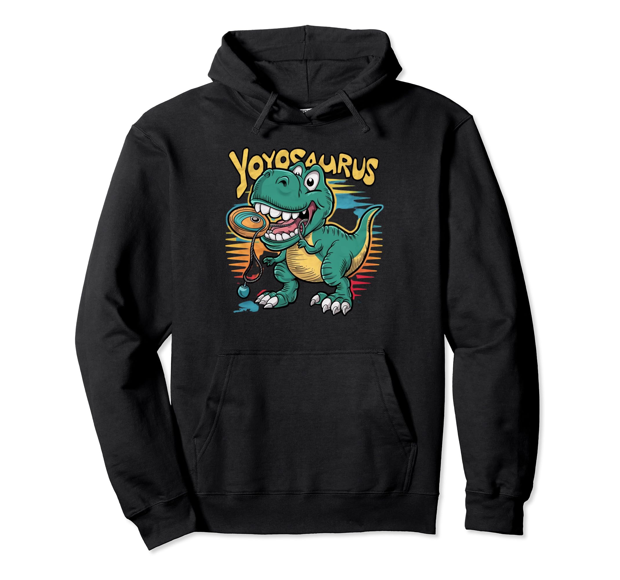 

Yoyosaurus Funny Yoyo Dinosaur Yoyoyosaurus Hoodie чёрный