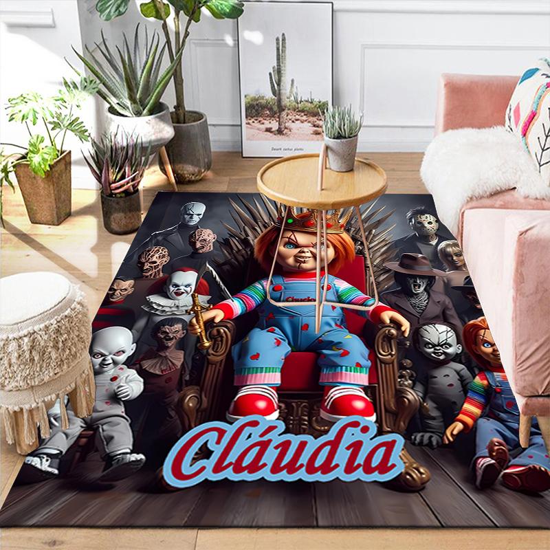 Custom 1Pc Chucky'S Honeymoon Horror Rug Office Carpet Indoor Outdoor Entrance Doormat Nonslip Soft And Comfortable Living Room D291518