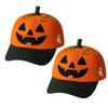 Halloween Gresskar Baseballcaps Unisex Justerbar Broderi Gresskarfjes Pappa-caps Bomull Truckerkeps for Halloween Fiske Camping Tennis