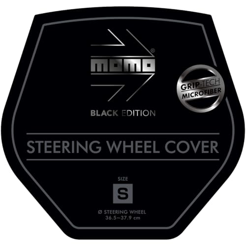COMFORT MICROFIBER MOMO BLACK EDITION Steering Wheel Cover, Italy, Milan