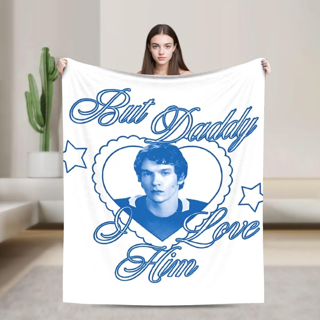 Heated Rivalry Banana Blankets Shane and Ilya Wool Awesome Soft Throw Blankets for Home Restaurant Autumn/Winter