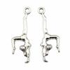 Weightlifter Charms Athletes Pendants For Fitness Gym Themed Jewelry Making