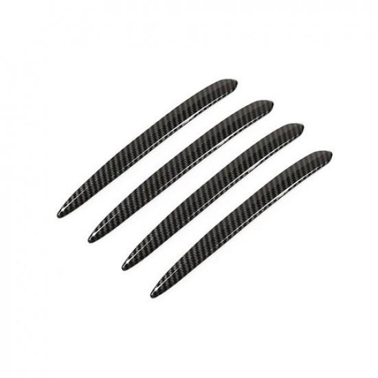 ABS Carbon Fiber Door Handle Decorative Cover Stickers For BMW G30 G01 G02 G05