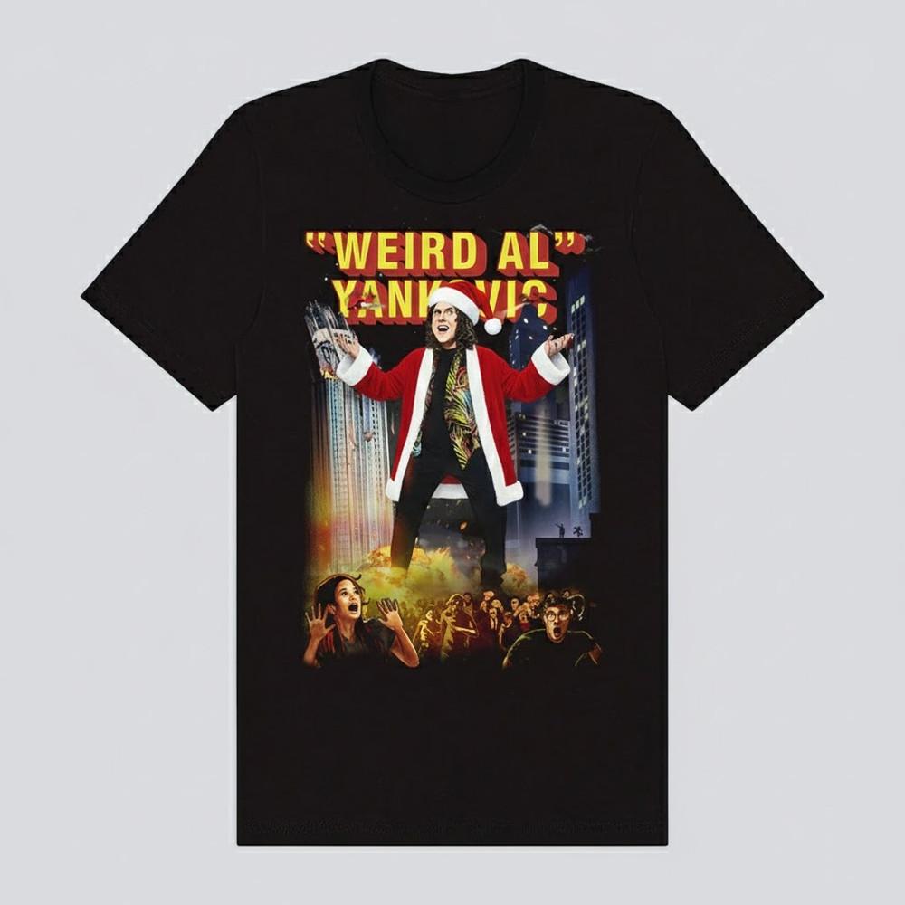 Weird Al Yankovic Bigger Amp Weirder Xmas Tshirt S To 5XL NE462 Unisex T-Shirt