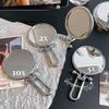 2X/5X/10X Magnification Foldable Mirror Double-Sided Portable Mirror 360° Rotation Handheld Mirror Table Standing Makeup Tool
