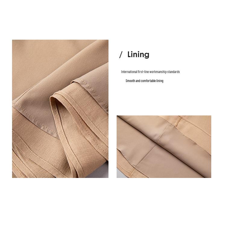 High-End Acetic Acid A-Line Drape Skirt - Women's Casual and Chic Spring/Autumn Umbrella Skirt