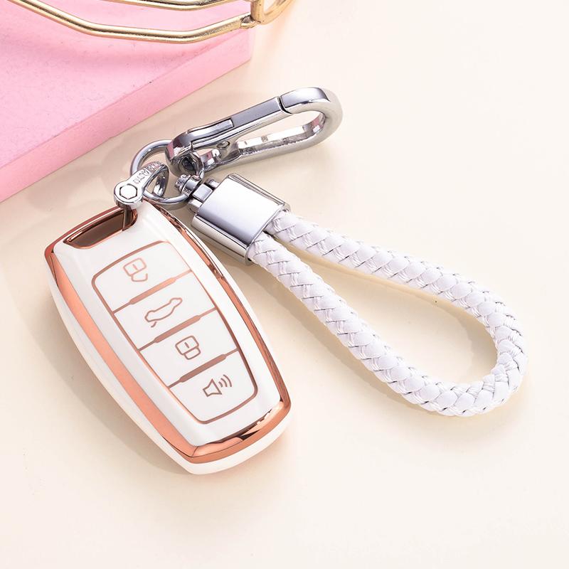 Tpu 4 Buttons Car Key Case Cover For Great Wall Haval Jolion H6 H7 H4 H9 F5 F7 F7X F7H H2S Gmw Dargo Shell Fob Accessories