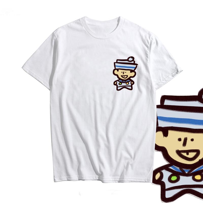 Anime JoJo Cute Character Print Short-Sleeved T-shirt Cotton Summer Men's And Women's Casual Fashion Sports Oversized Tshirt