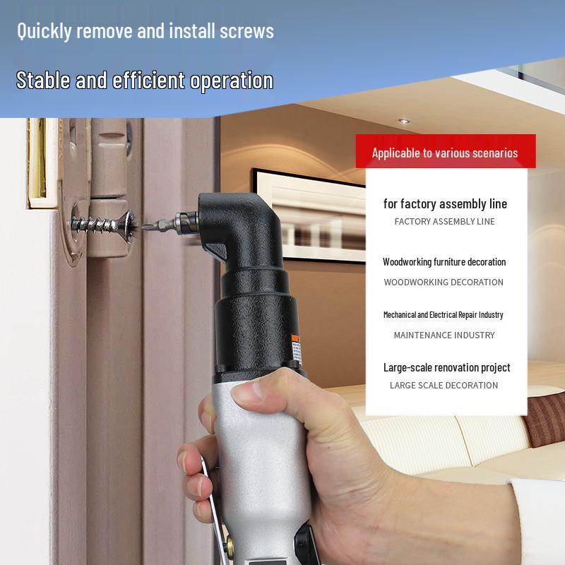 Gaobao Industrial 90° Right Angle Air Wrench and Screwdriver