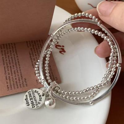 Koreanisches dreilagiges Anhängerarmband: Eleganter, Modischer, Luxuriöser Nischenschmuck für Damen