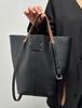 Yellow Large Capacity Bucket Bag for Women, Light Luxury, Niche, High-end Feeling, Hand-held Bill of Lading Shoulder Bag
