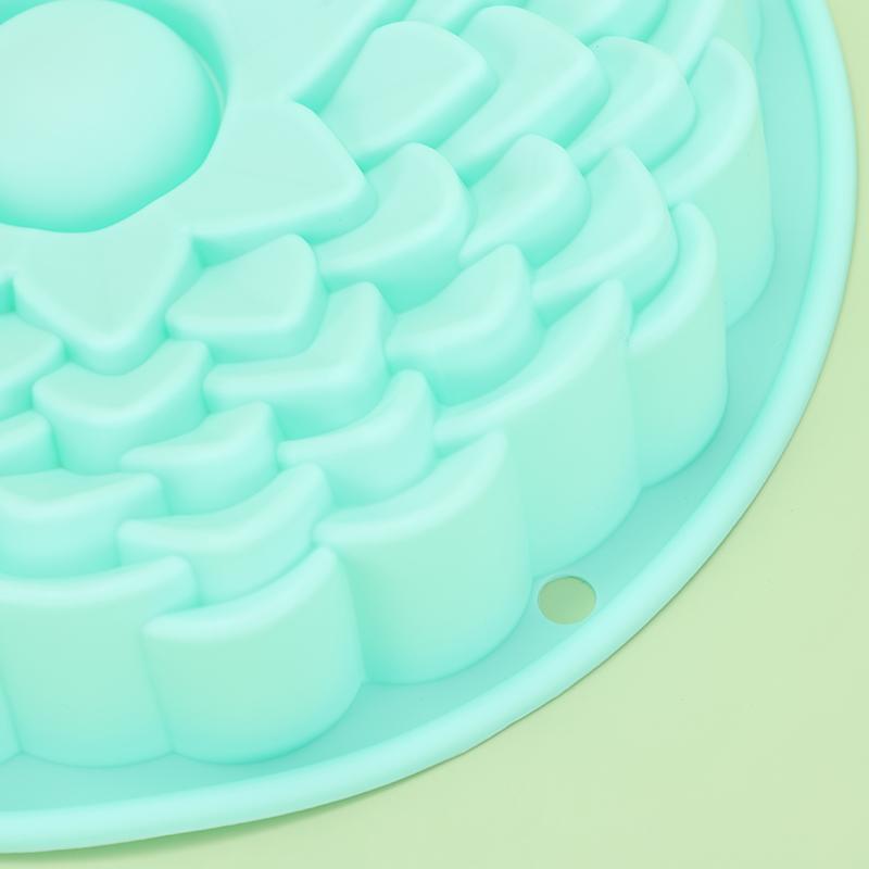 3D Flower Baking Tray Silicone Cake Molds Form Mousse Pizza Pan Large Bakery Dish Bakeware Tools DIY Toast Bread Moulds Ice Tray