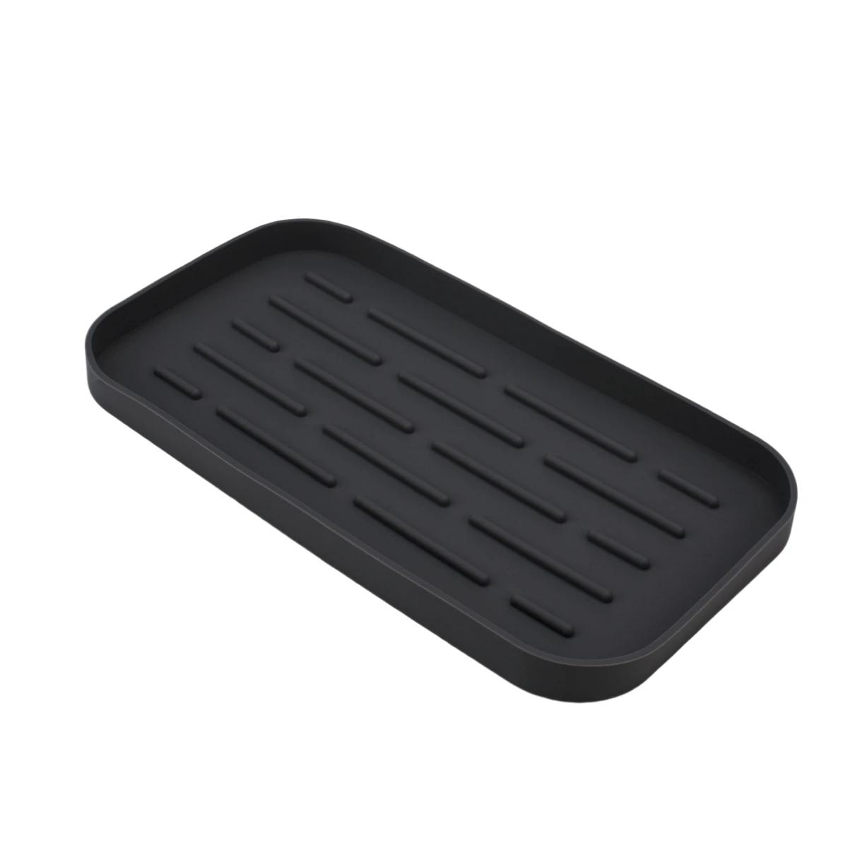 

Flexible Silicone Drain Tray Kitchen Sink Organizer Specifications Flexible Part Name Note Package Content Features Silicone чорний