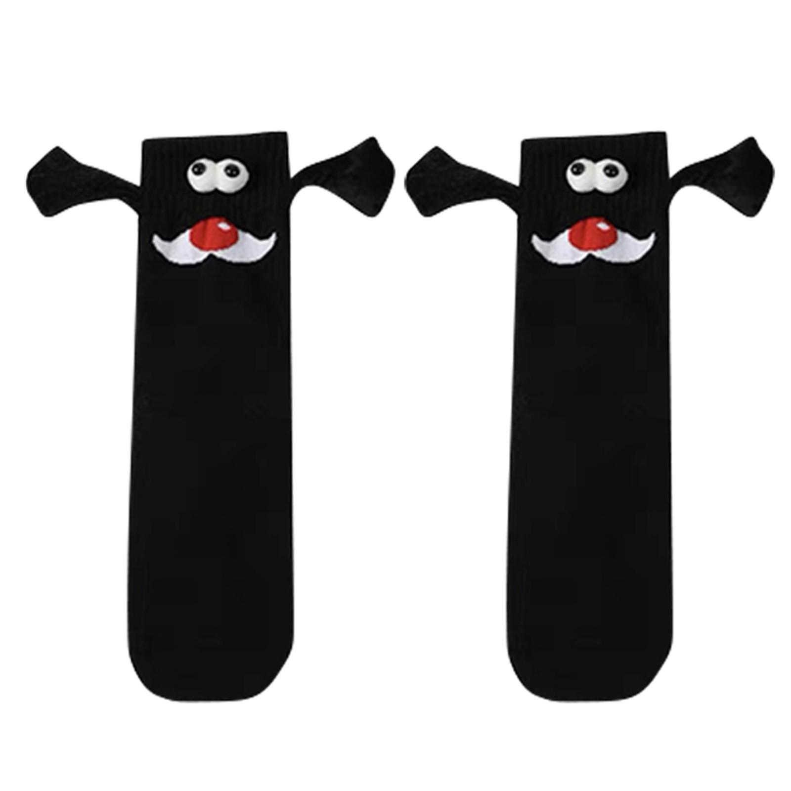 

Рождественские носки для пар, держась за руки, магнитные ручки, мило держась за руки, рождественские носки One Size