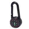 Keychain Compass with Built in Thermometer Small Pocket Carabiner Clip On Compass Navigation Tool for Backpack Hiking