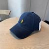 Navy blue embroidered letters NY baseball hat for men and women, four seasons, big head circumference, small sunshade cap, versatile