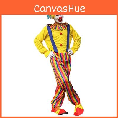 Pánský kostým zabijáckého klauna na halloweenské večírky Měkká a pohodlná kombinéza**